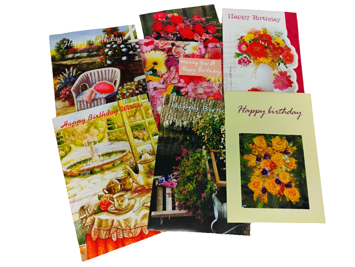 3D Floral Birthday Cards
