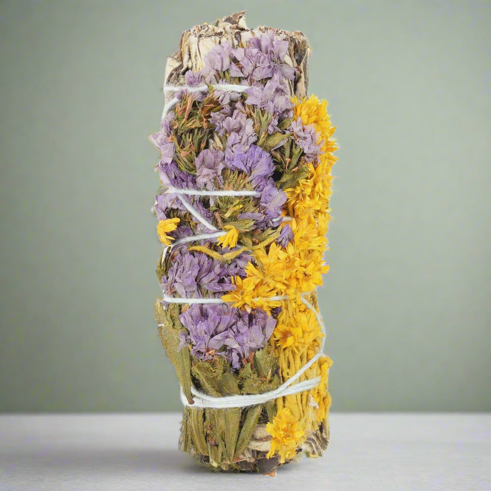 Smudge & Bud: Yerba Santa + Mullein Ritual Stick