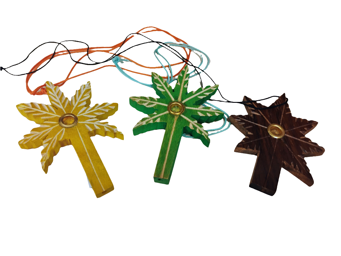 Higher Vines - Leaf Pipe Amulet