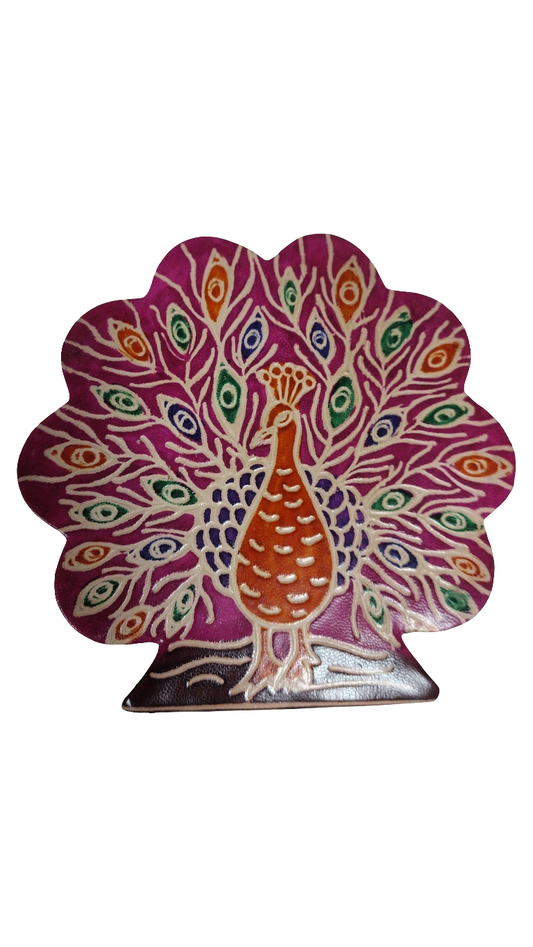 Peacock Leather Bank