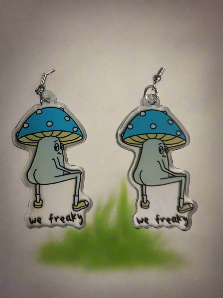 Freaky Fungi™ Earrings – Shrooms That Shimmy, Sass & Slay