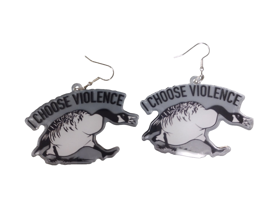 Honk If You're Hostile Earrings