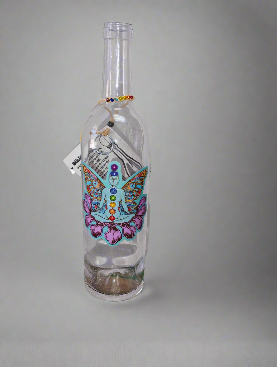 “Chakra Flare” Butterfly Bottle Burner