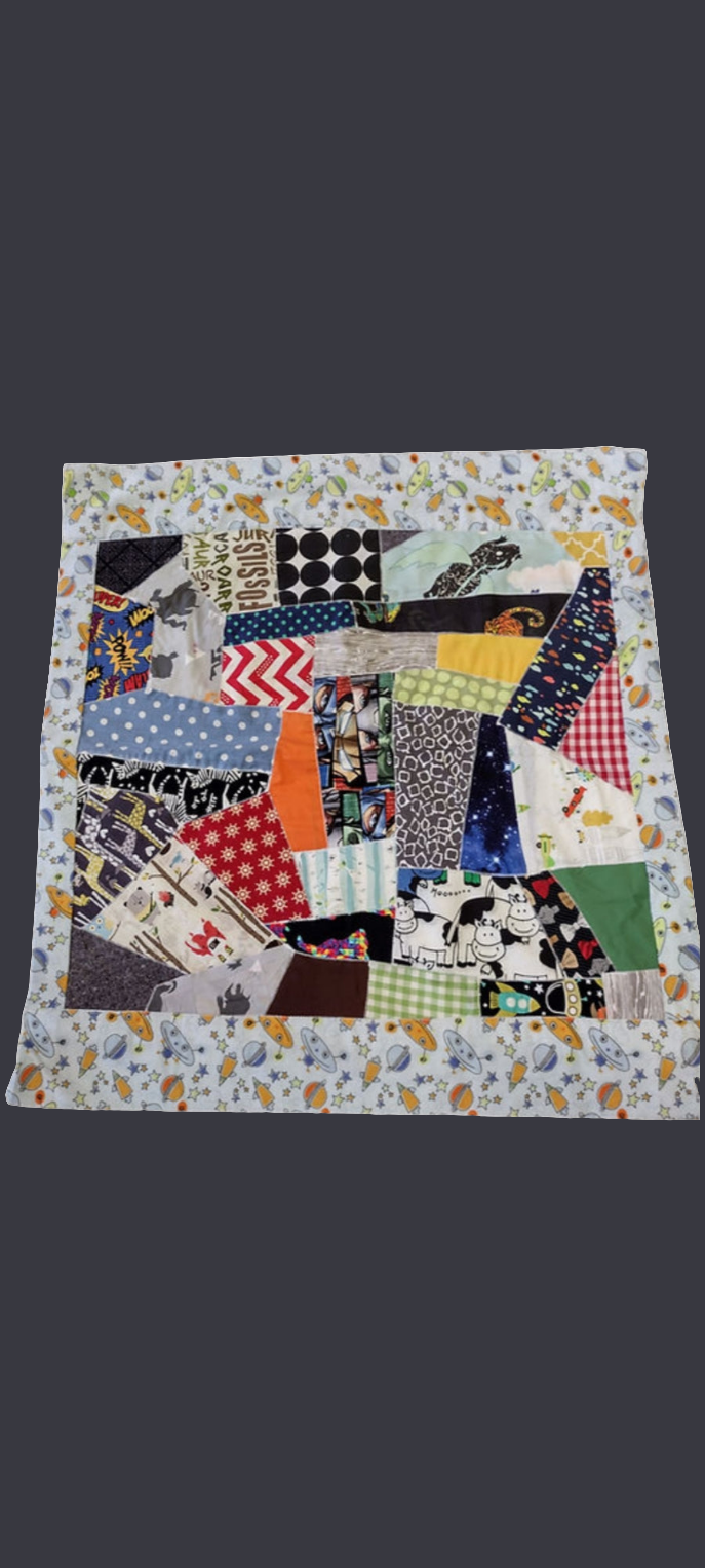 Quilted Baby Patchwork Throw Blanket