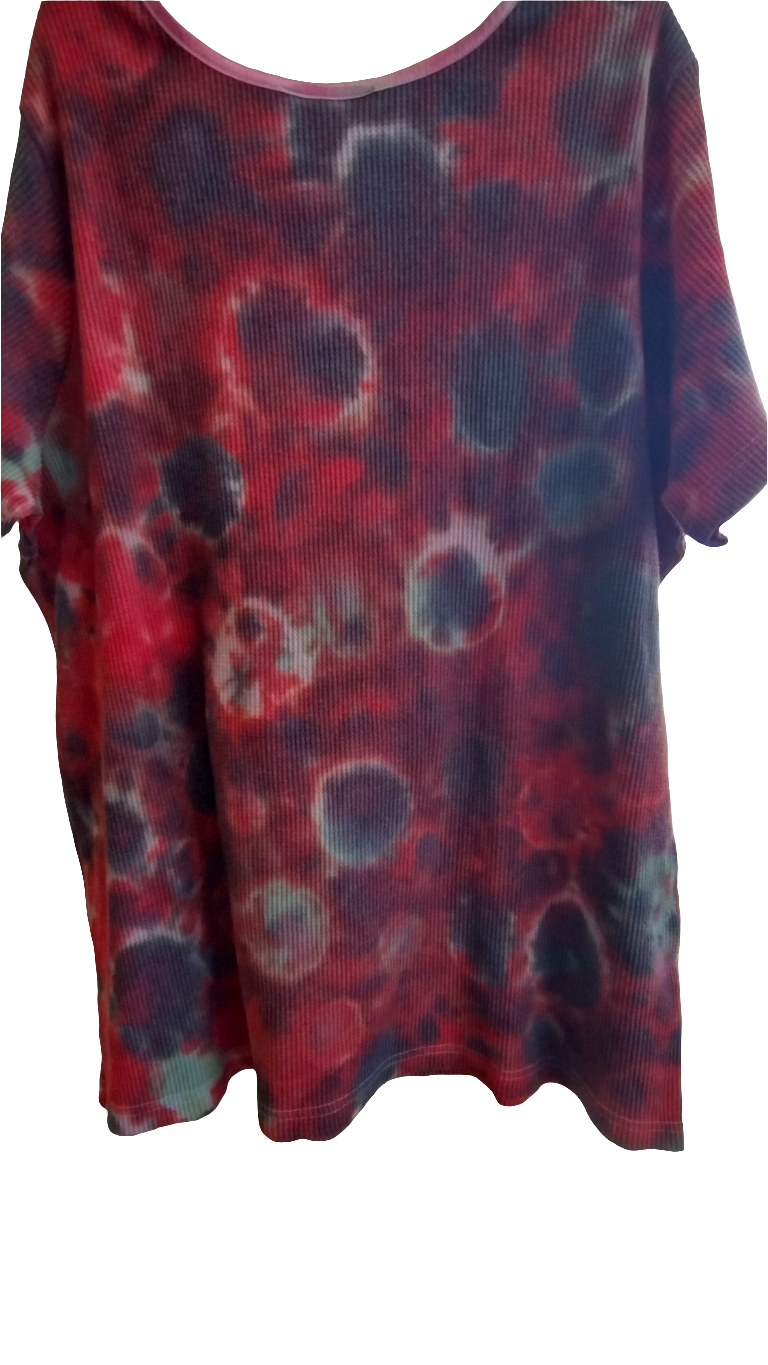 Cosmic Ripple Waffle Tee