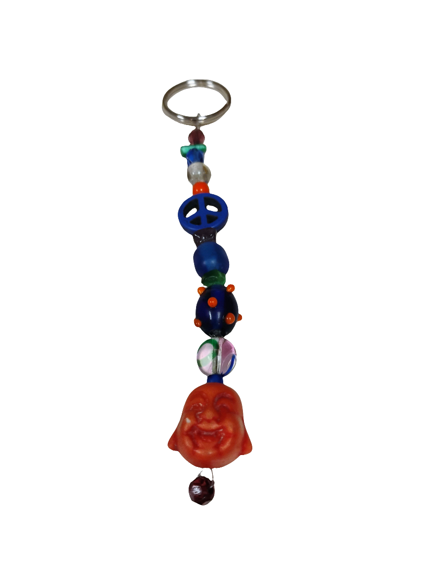 Buddha Vibes Beaded Keychain