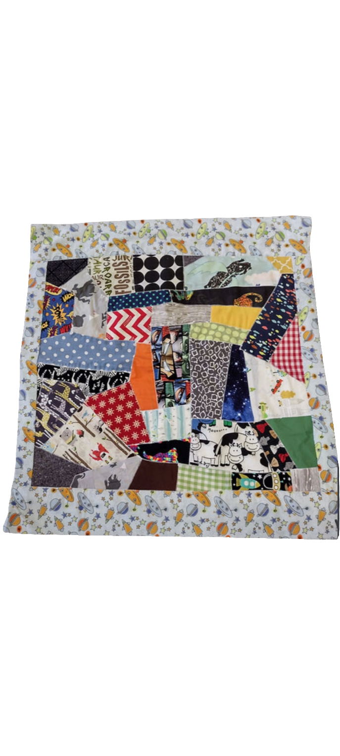 Quilted Baby Patchwork Throw Blanket