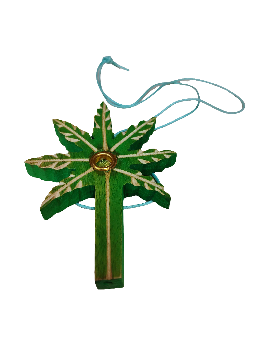 Higher Vines - Leaf Pipe Amulet