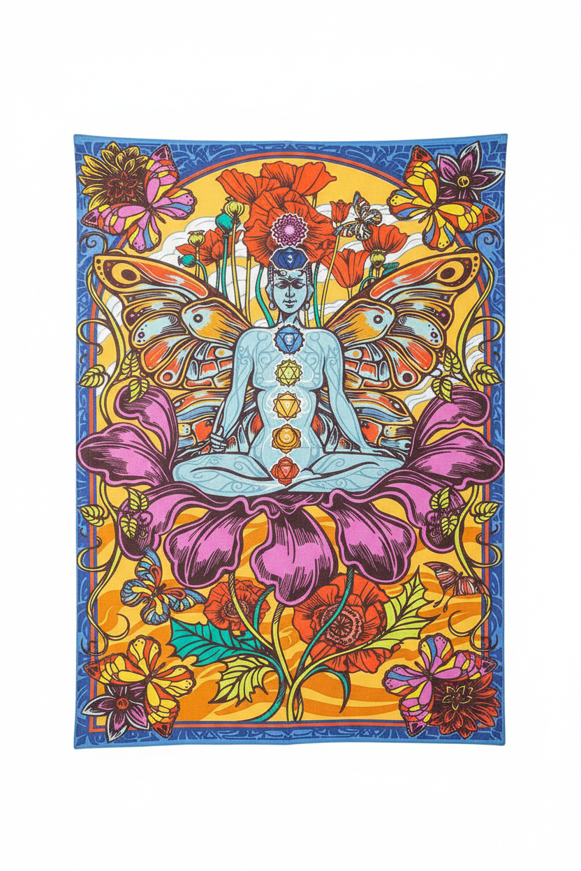 Vibrant Vision 3D Tapestry – 30" x 45"