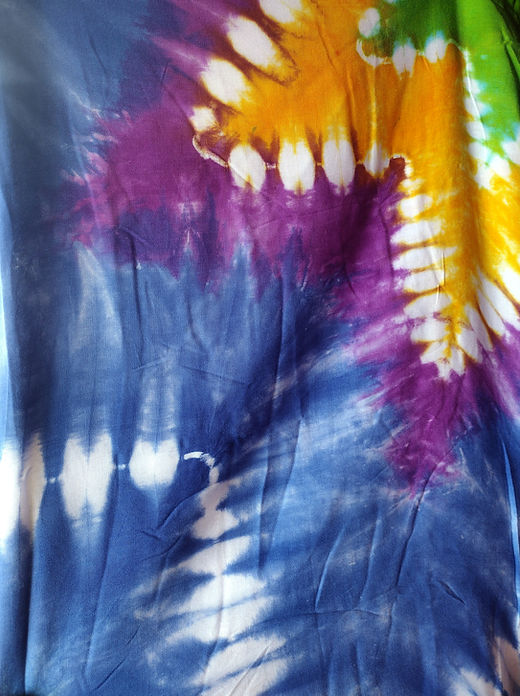 Soulburst Tie-Dye Sarong – Colorful Wrap Skirt & Beach Cover-Up