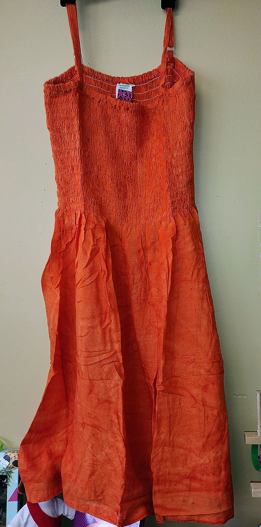 Orange Dress/Skirt