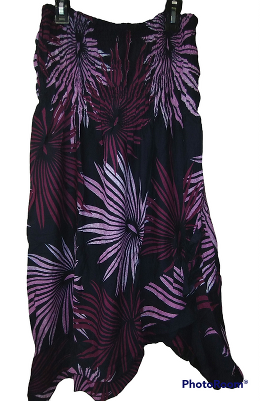 Palm Frond Convertible Dress
