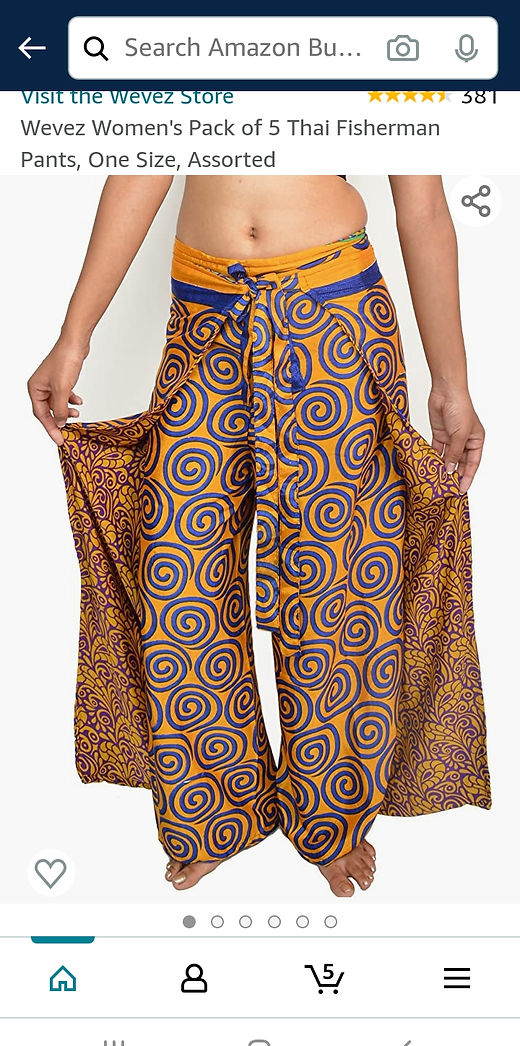 Thai Fisherman Wrap Pants- burgundy