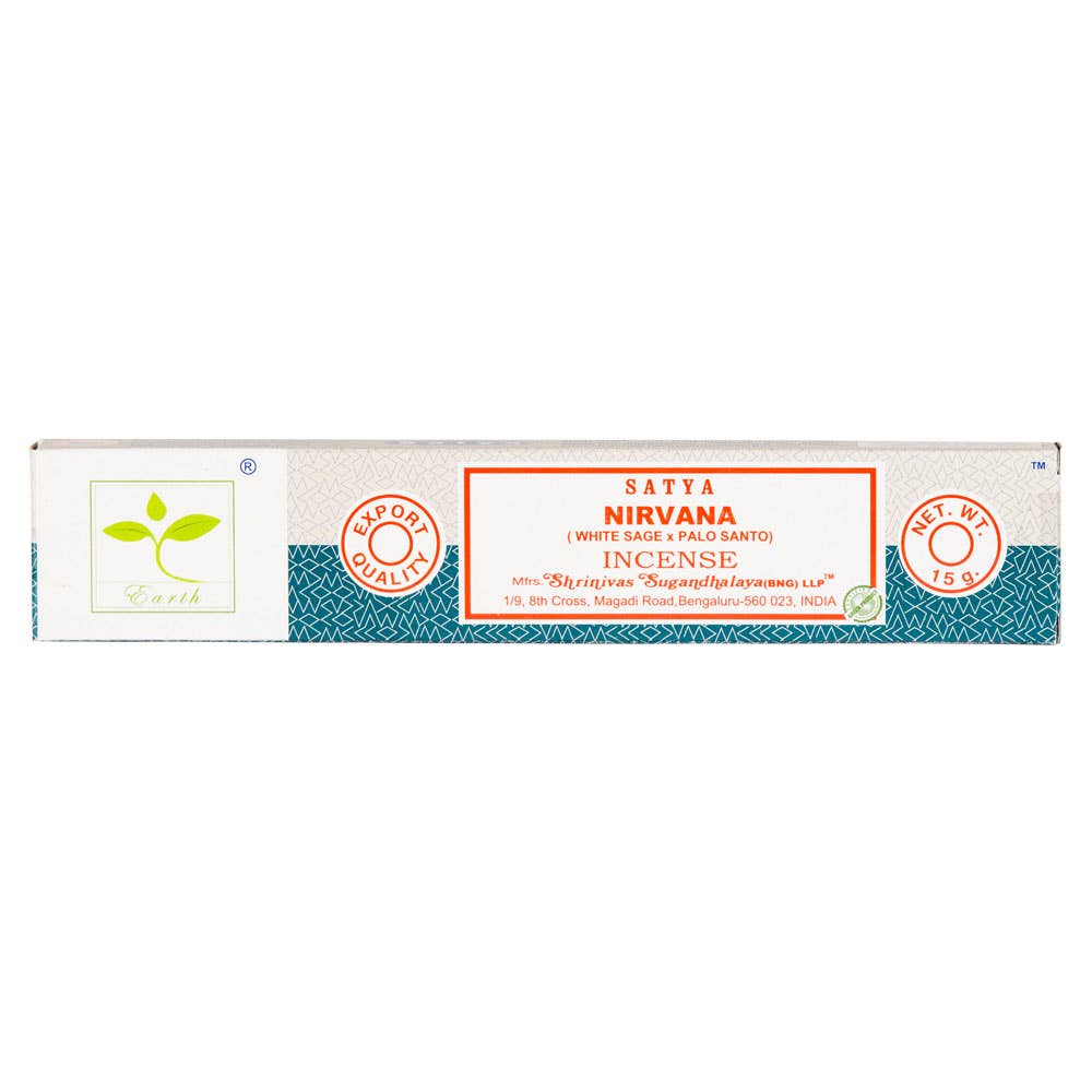SATYA WHITE SAGE INCENSE STICKS: GARDEN OF EDEN