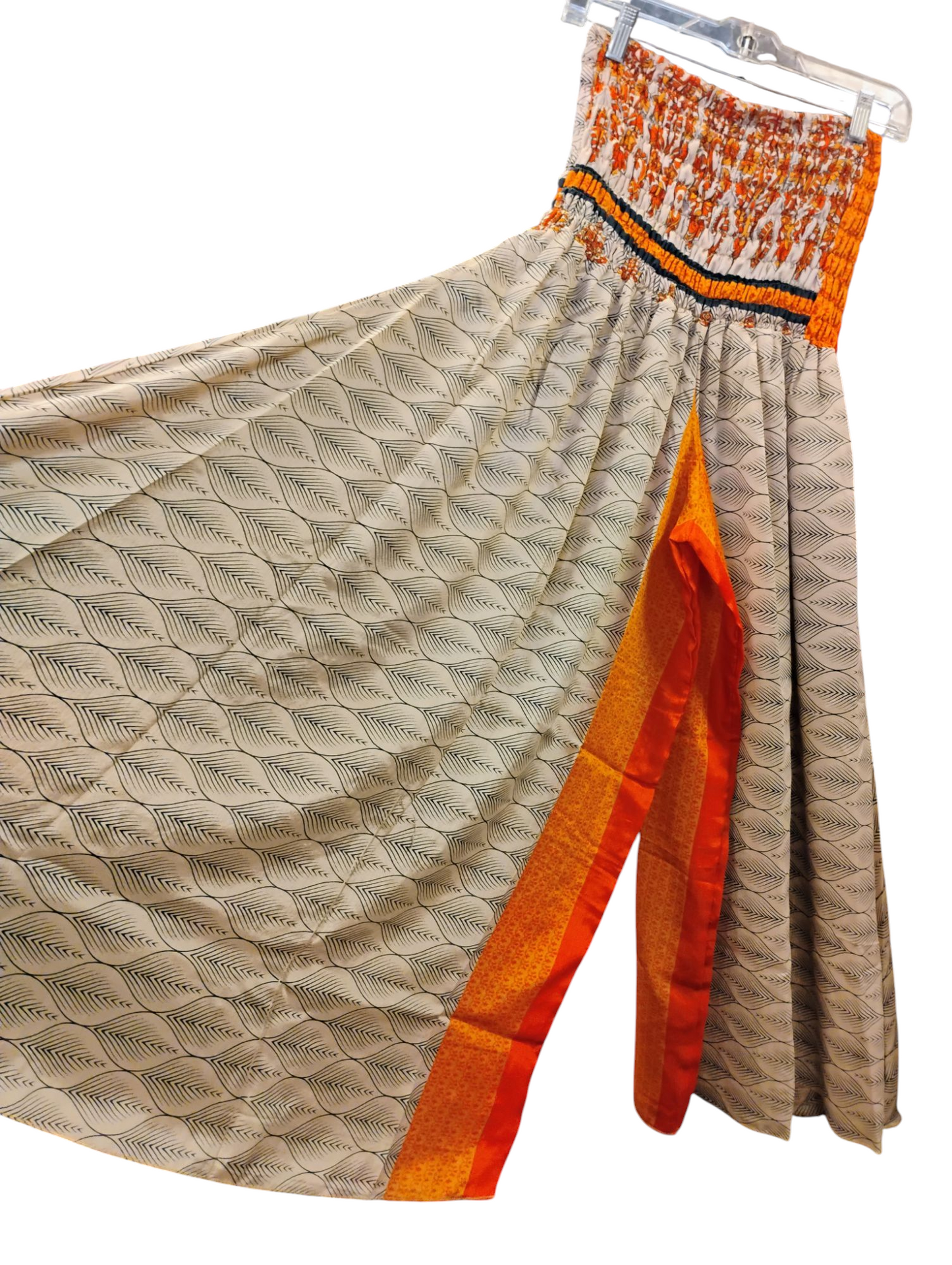 Wide Leg Smocked Plus Size Pants
