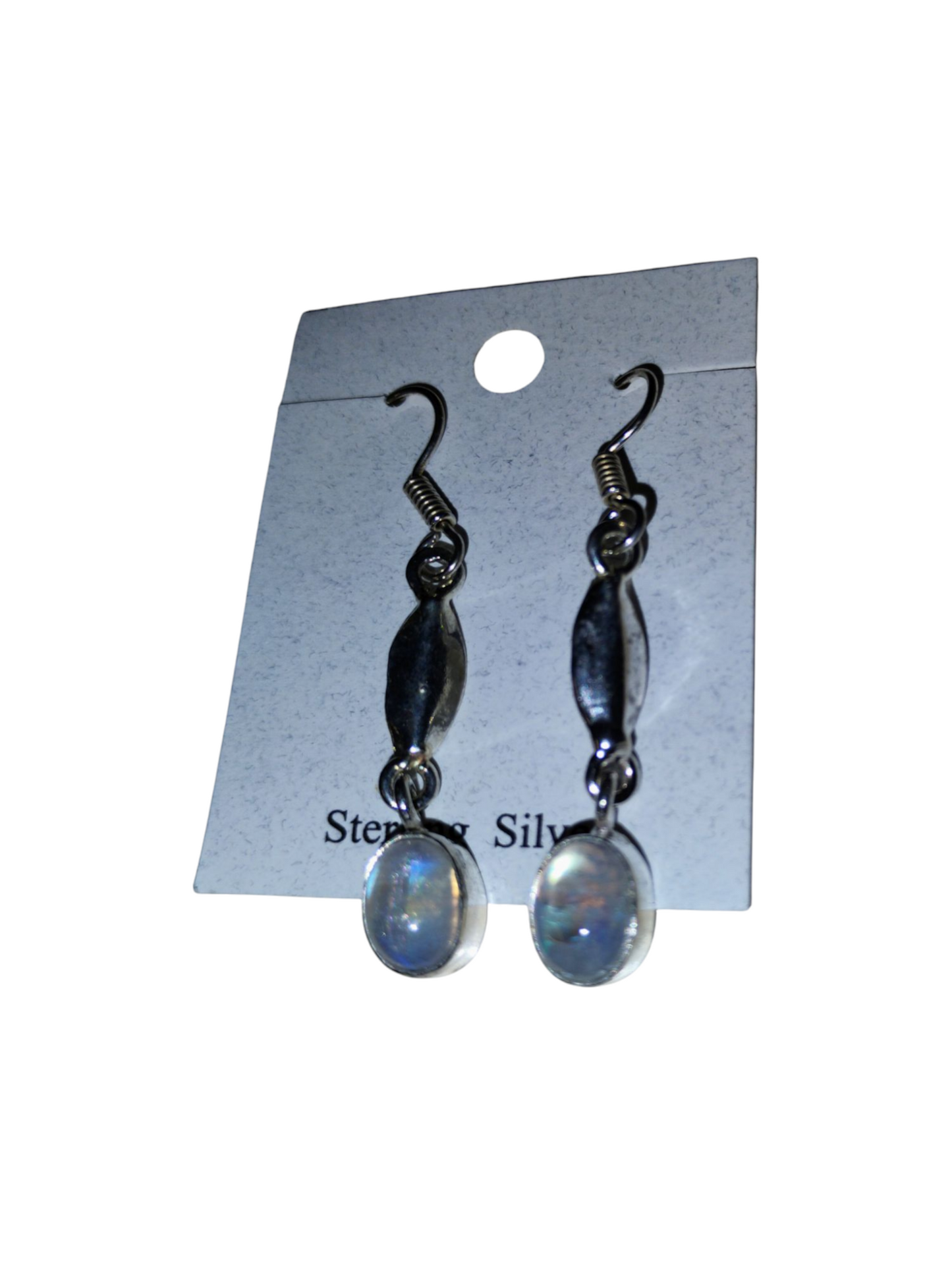 Mystic Droplet Dangles — Sterling Silver + Soulstone Earrings