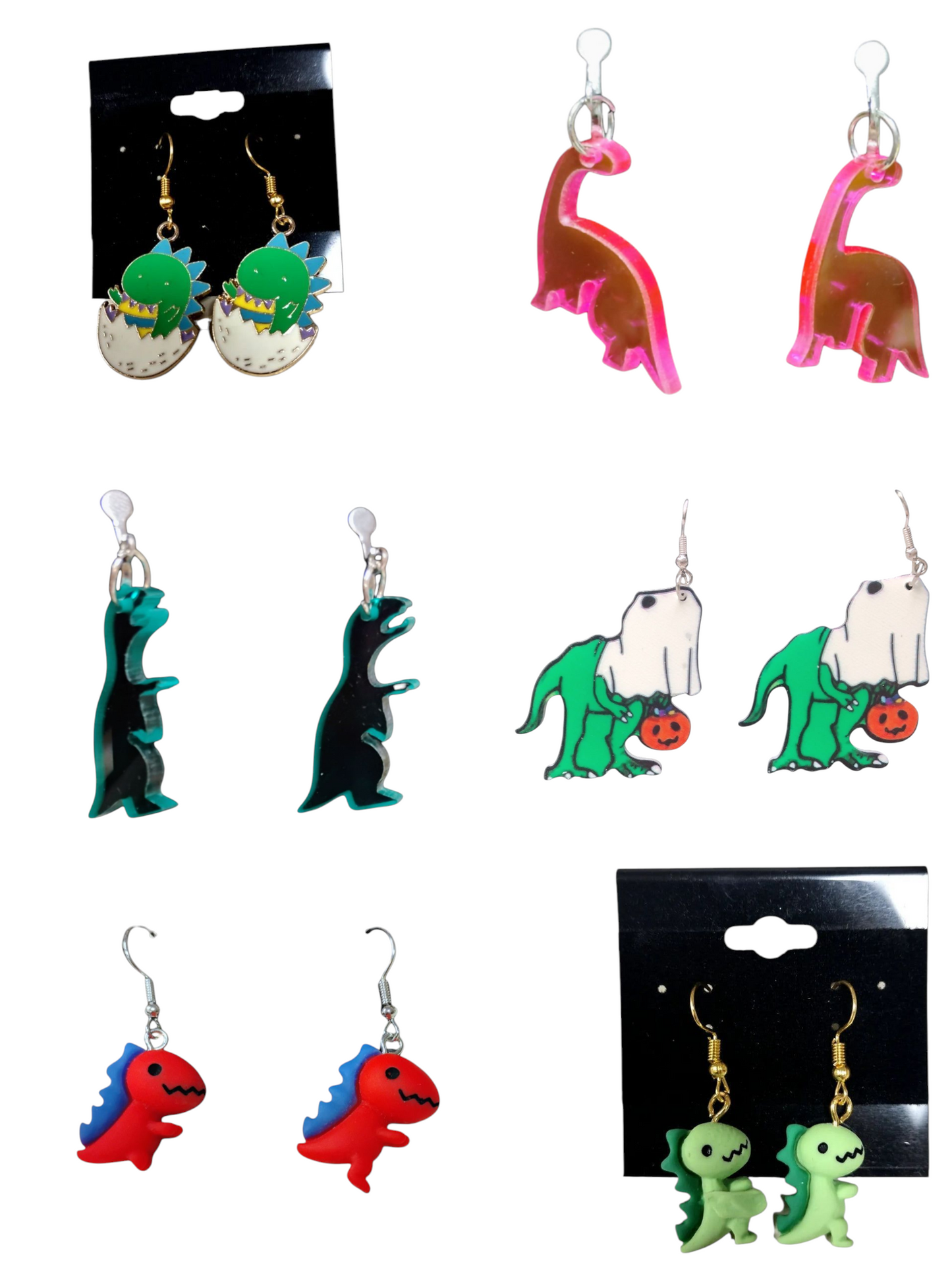 Jurassic Jangle Charm Earrings