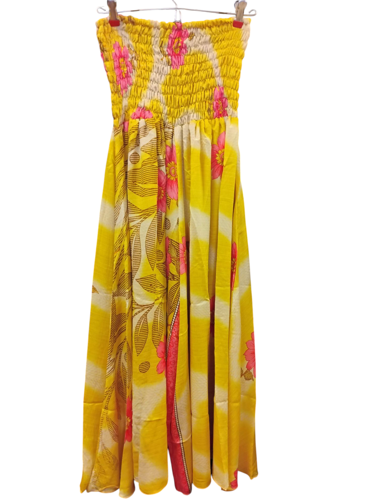 Wide Leg Smocked Plus Size Pants