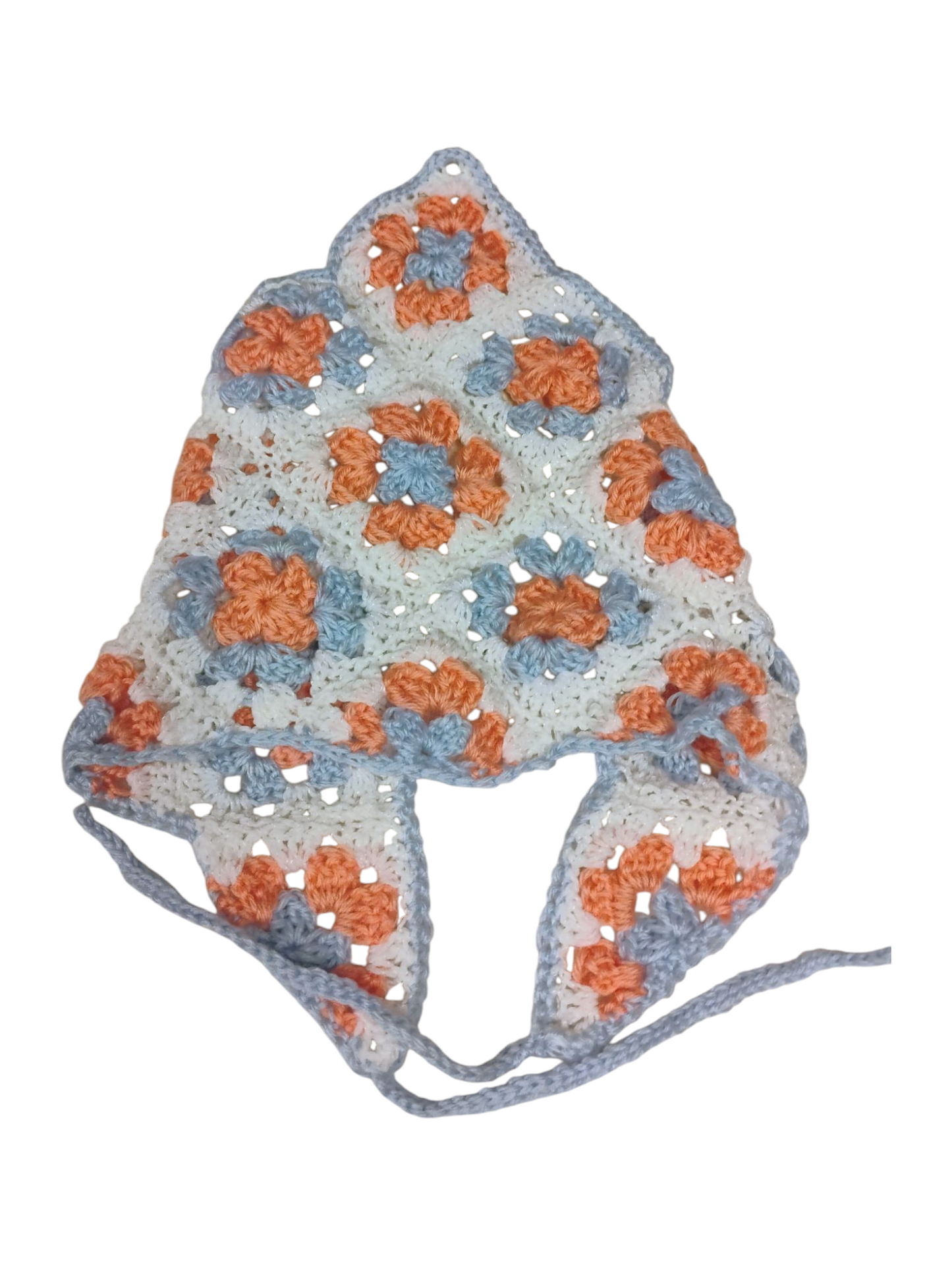 Spring Fling Granny Square Kerchief