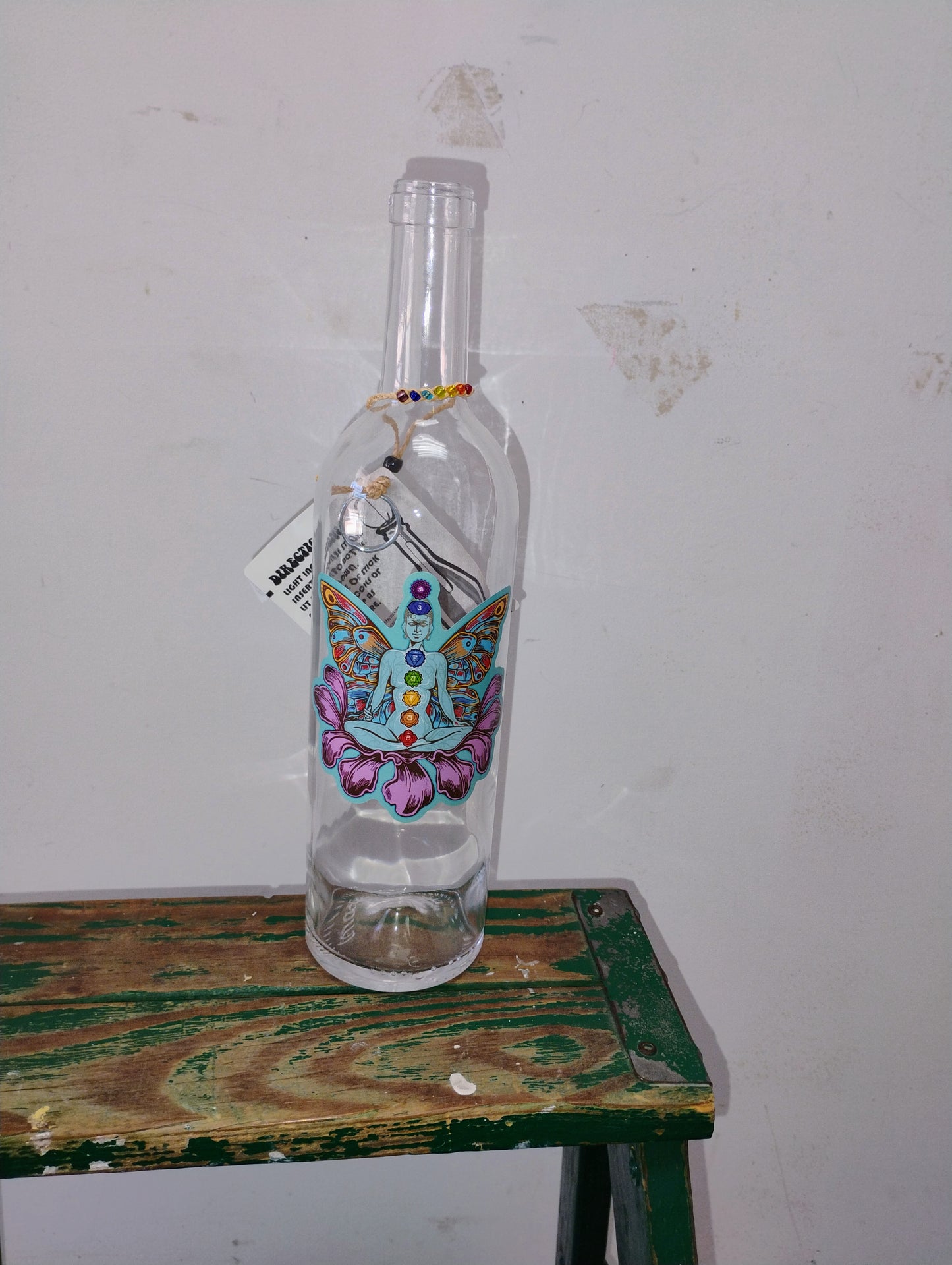 “Chakra Flare” Butterfly Bottle Burner