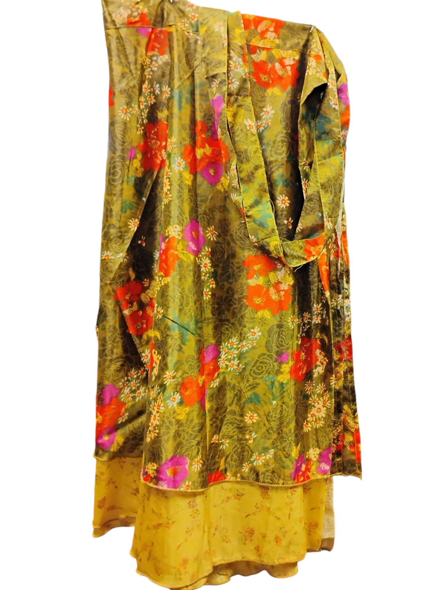 Boho Hippie Wrap Skirts - Mid Length - Plus Size