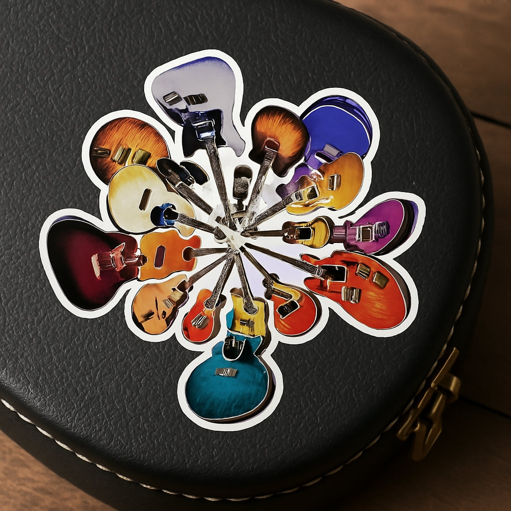 "String Theory” Vinyl Sticker – Tune In, Stick On, Jam Out