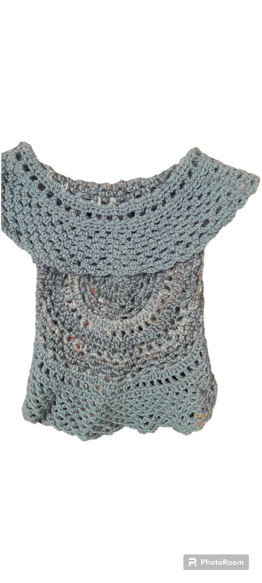 Spiral Sprout Vest — Riverstone Reverie Edition