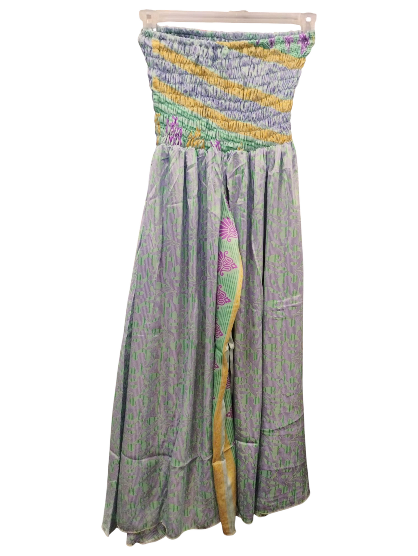 Wide Leg Smocked Plus Size Pants