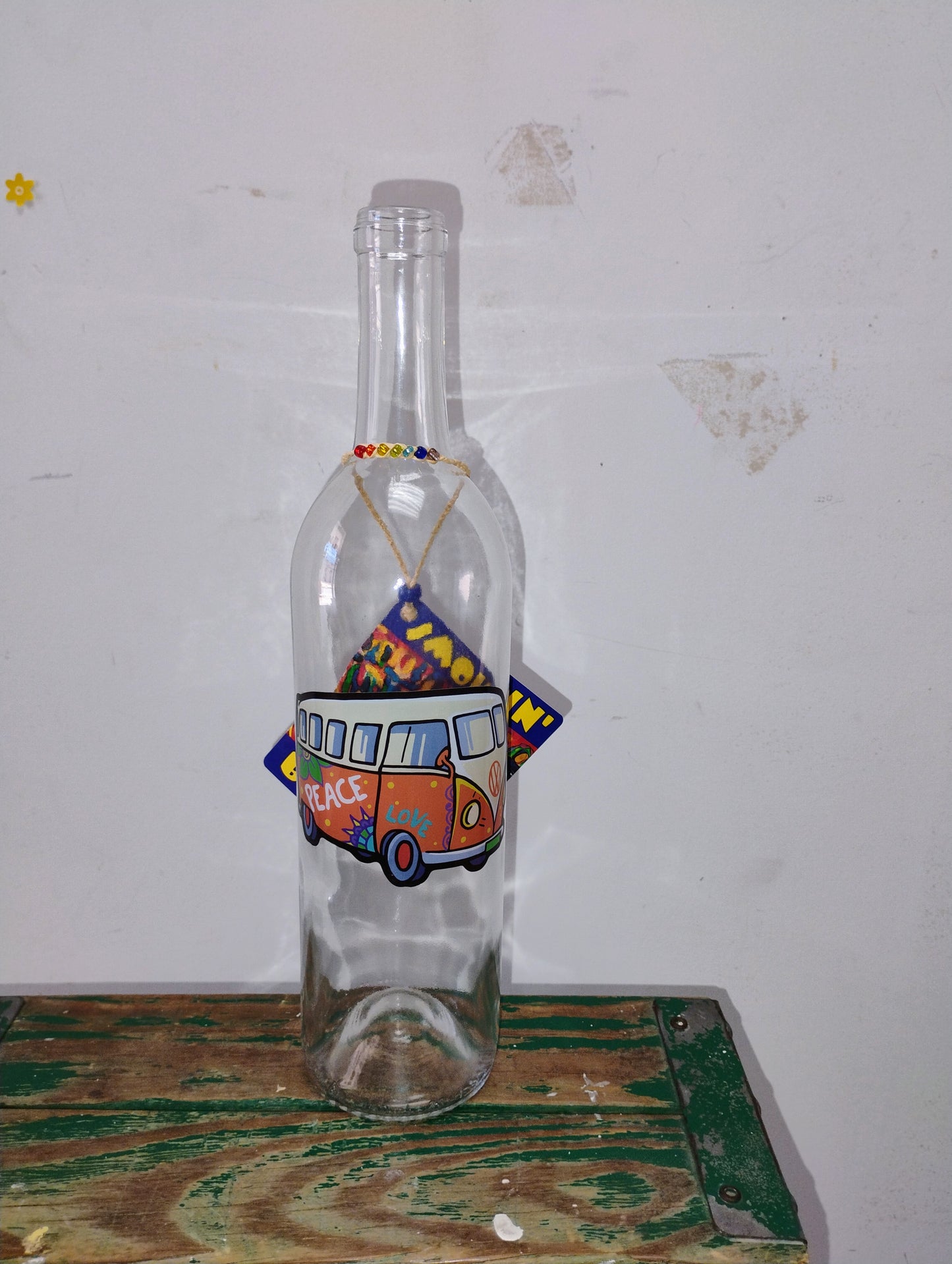 Vibe Van โ VW Bus Glass Incense Burner Bottle (11.5")