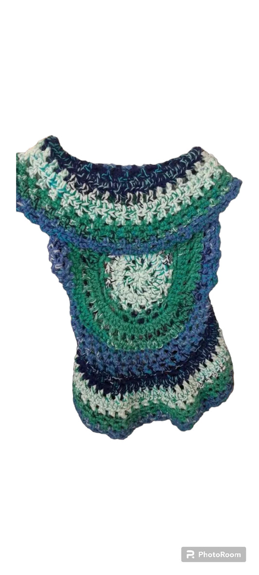 Spiral Sprout Vest — Tidal Drift Edition