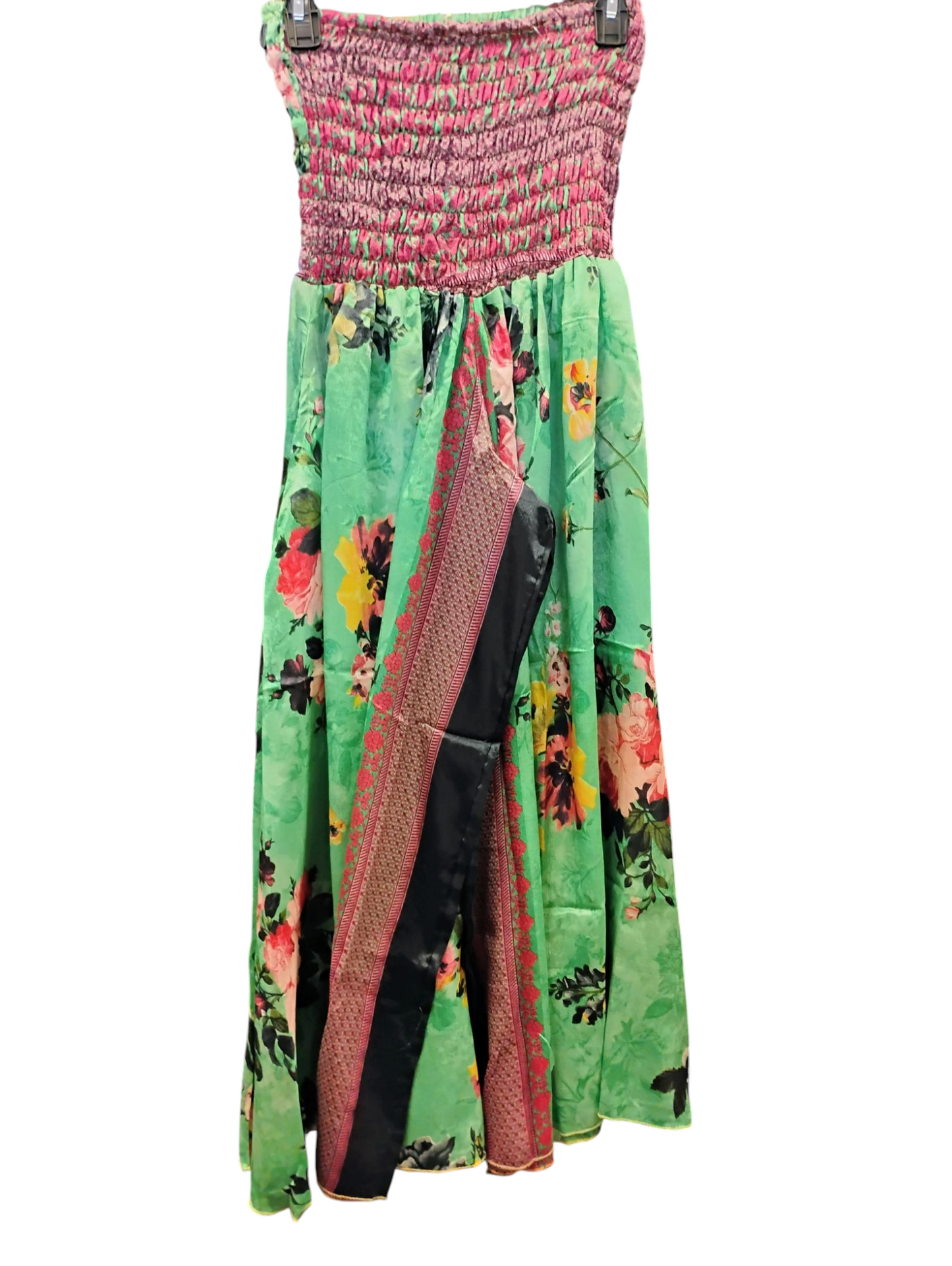 Wide Leg Smocked Plus Size Pants