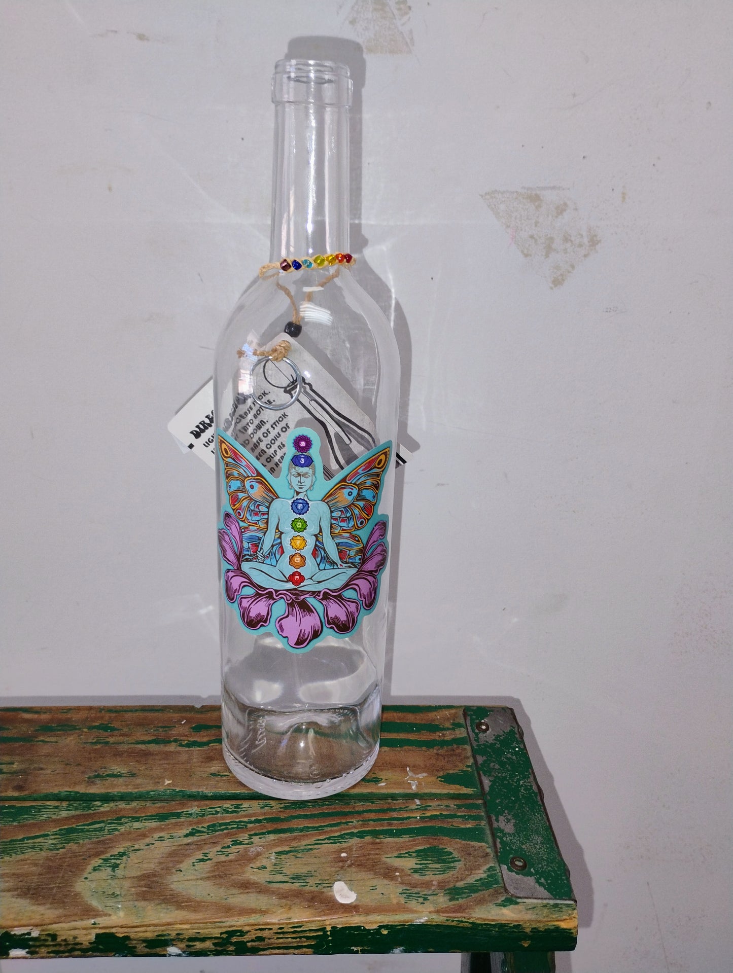 “Chakra Flare” Butterfly Bottle Burner