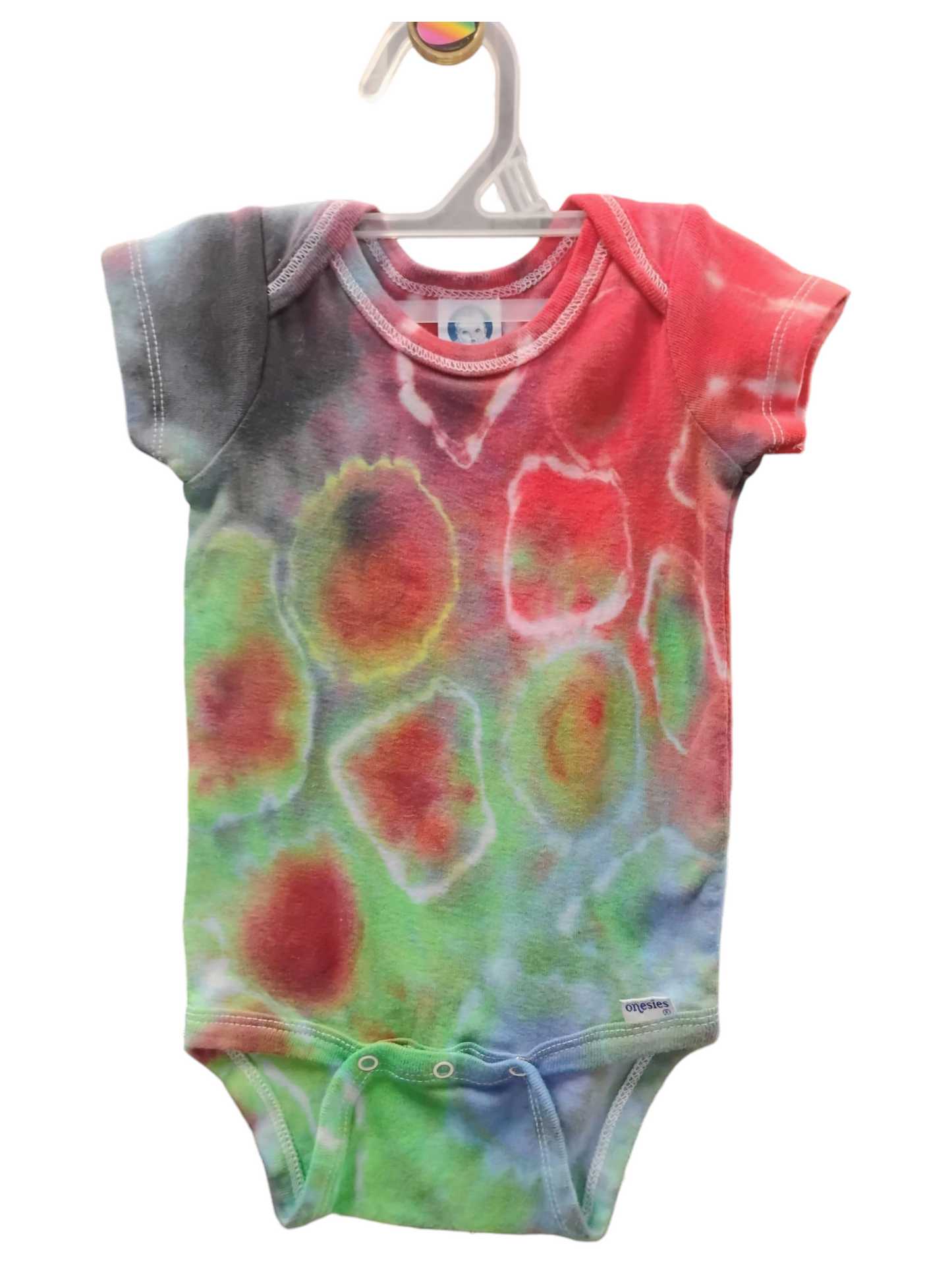 Bubbles Tie Dye Unisex Baby Onesie