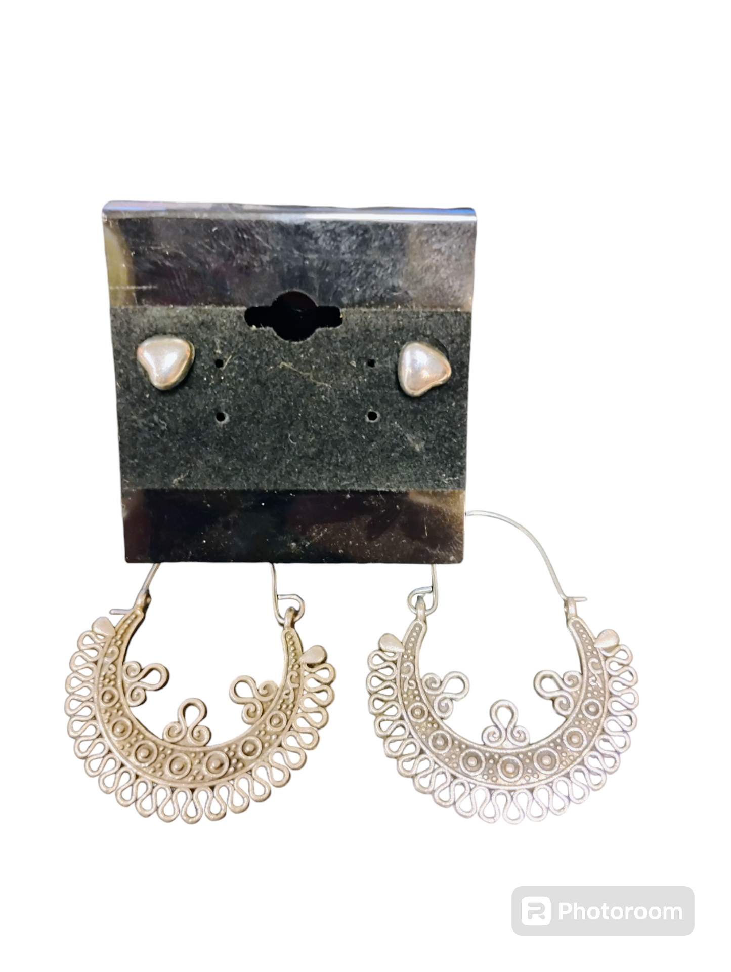 Heartspell Earring Duo – Romantic. Ornate. Soul-spun.