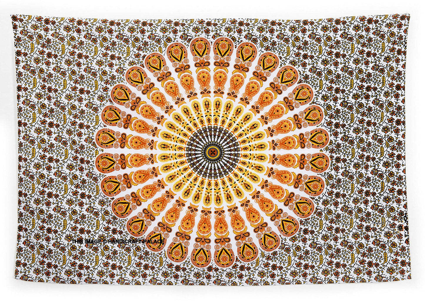 Mandala Drift Cotton Tapestry