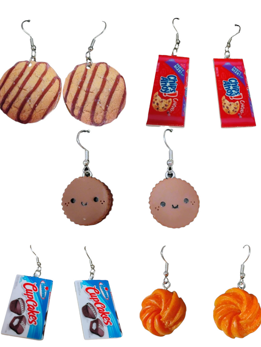Munchie Mates: Snackified Statement Earrings