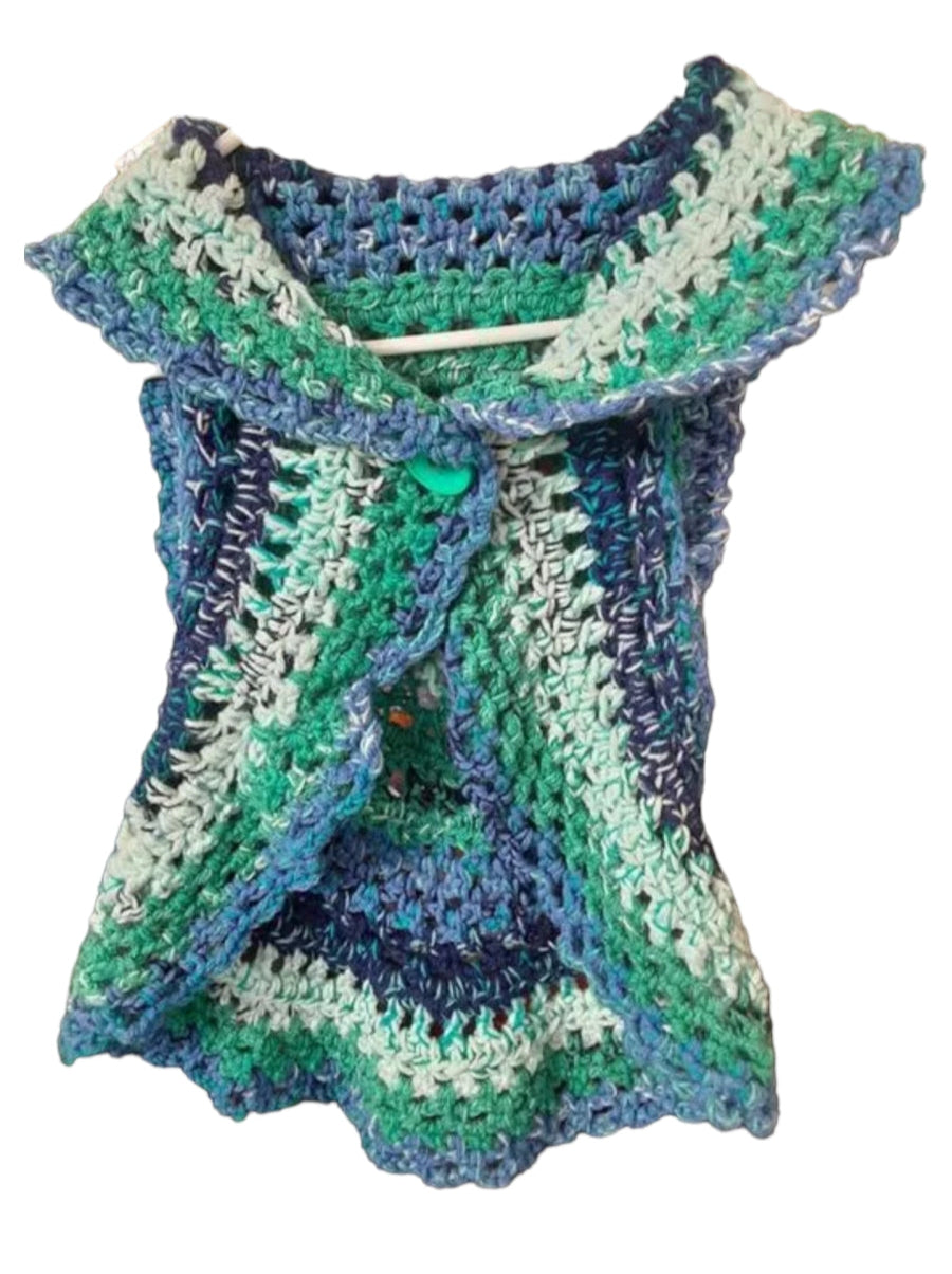 Spiral Sprout Vest — Tidal Drift Edition