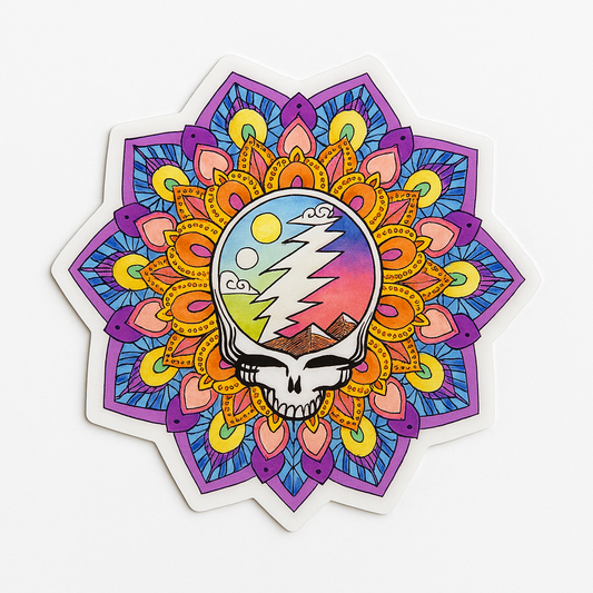 Stealie Vibes Mandala Sticker