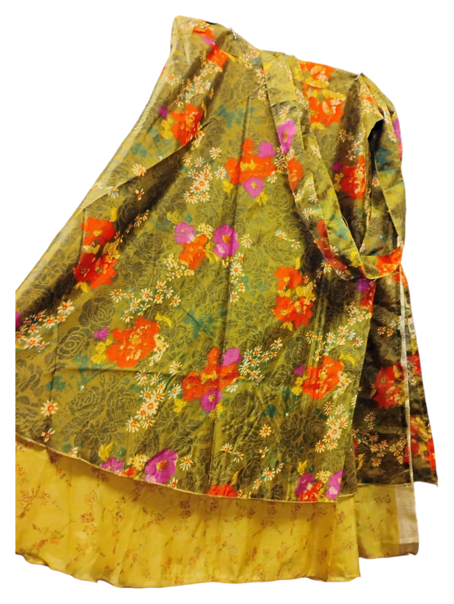 Boho Hippie Wrap Skirts - Mid Length - Plus Size