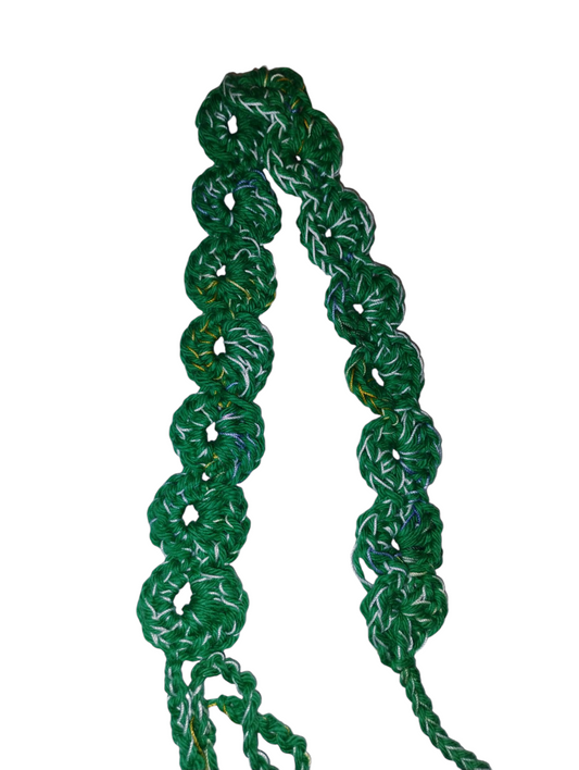 Verdant Pop Crochet Headwrap