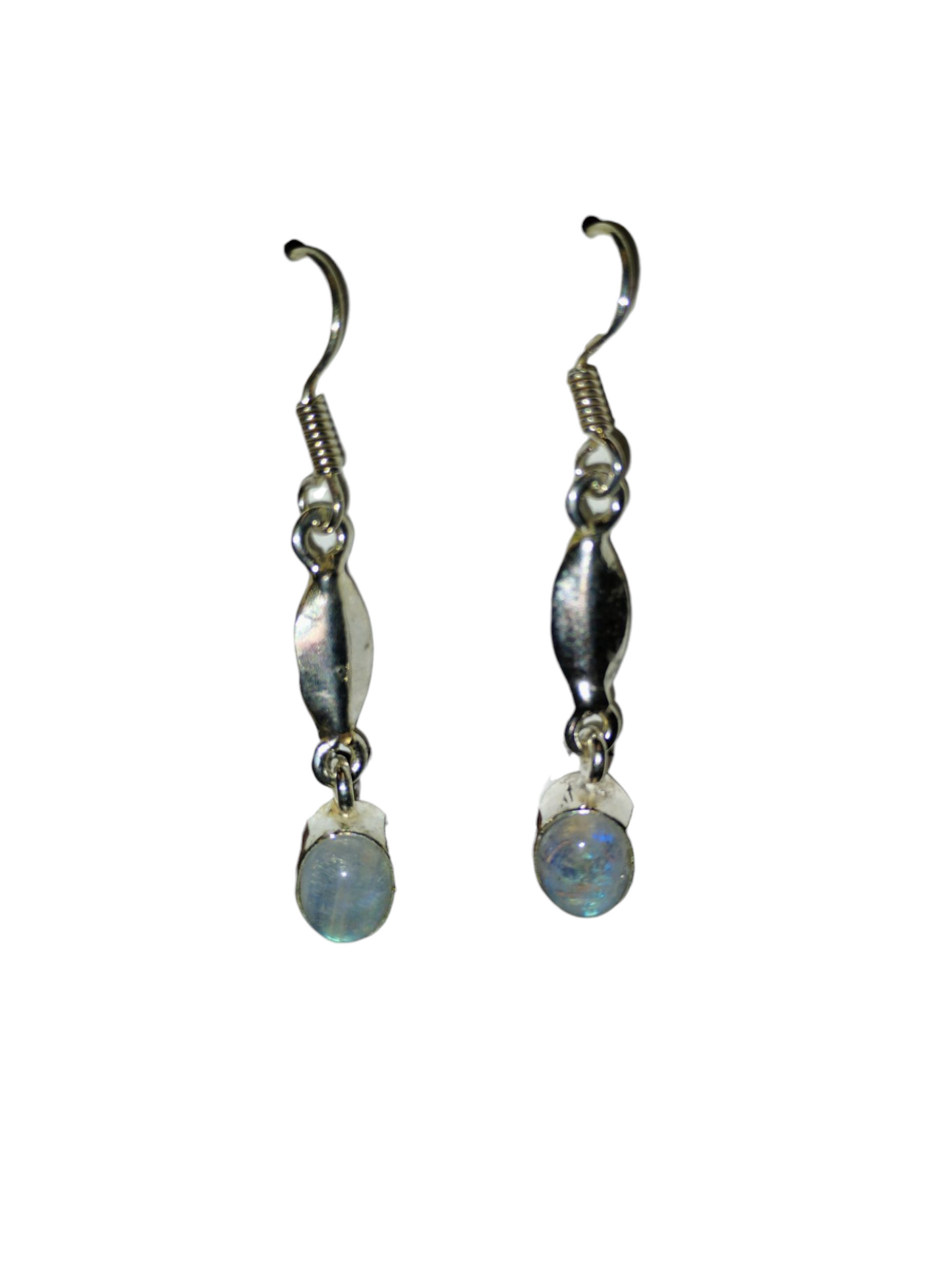 Mystic Droplet Dangles — Sterling Silver + Soulstone Earrings