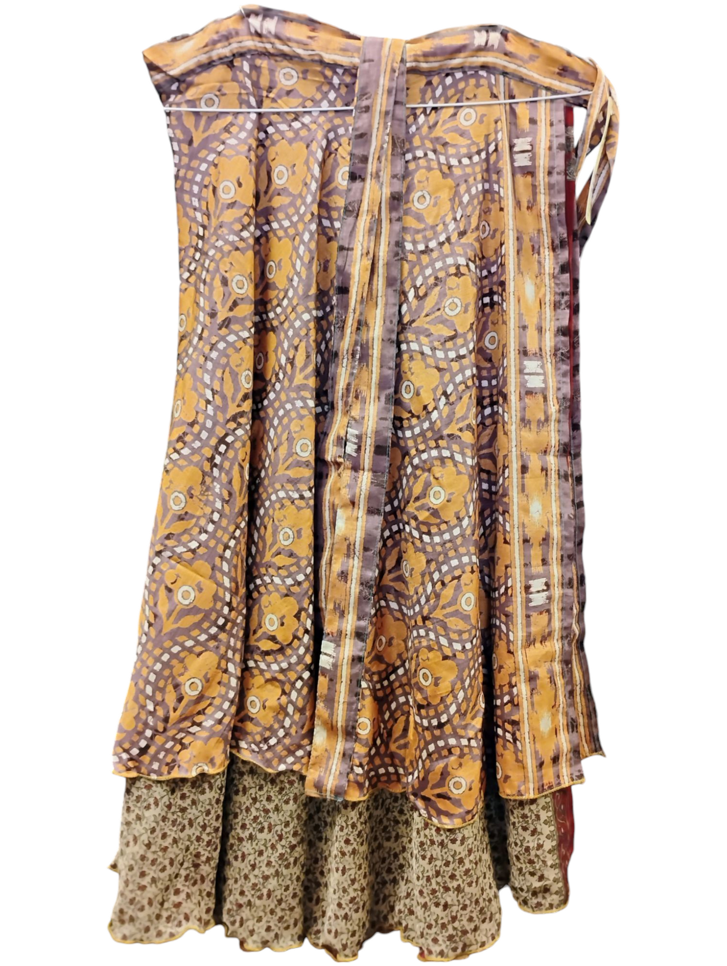 Boho Hippie Wrap Skirts - Mid Length - Plus Size