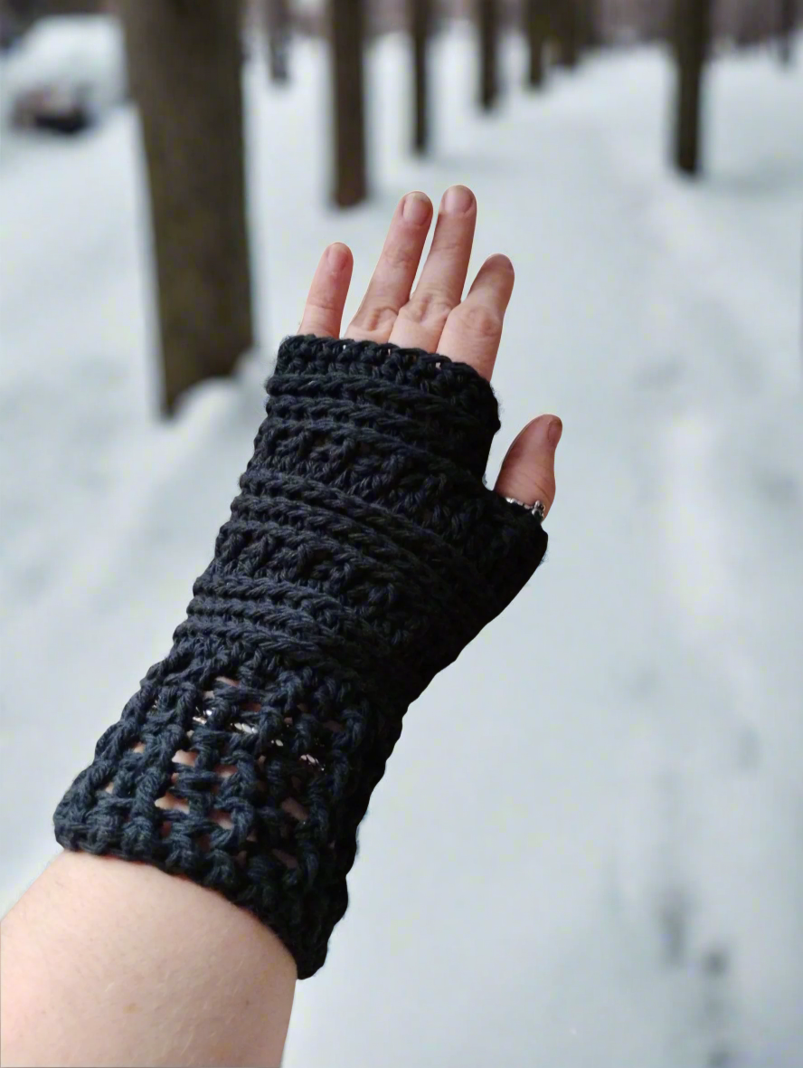 Little Black Wrist Warmers