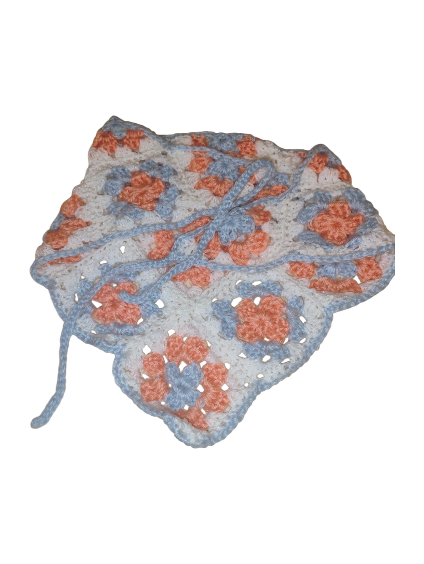 Spring Fling Granny Square Kerchief