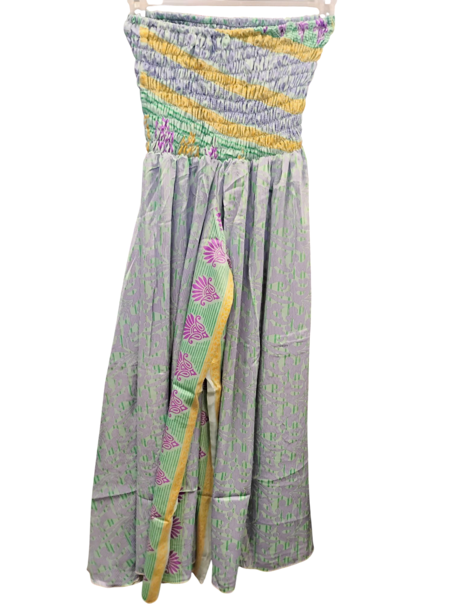 Wide Leg Smocked Plus Size Pants