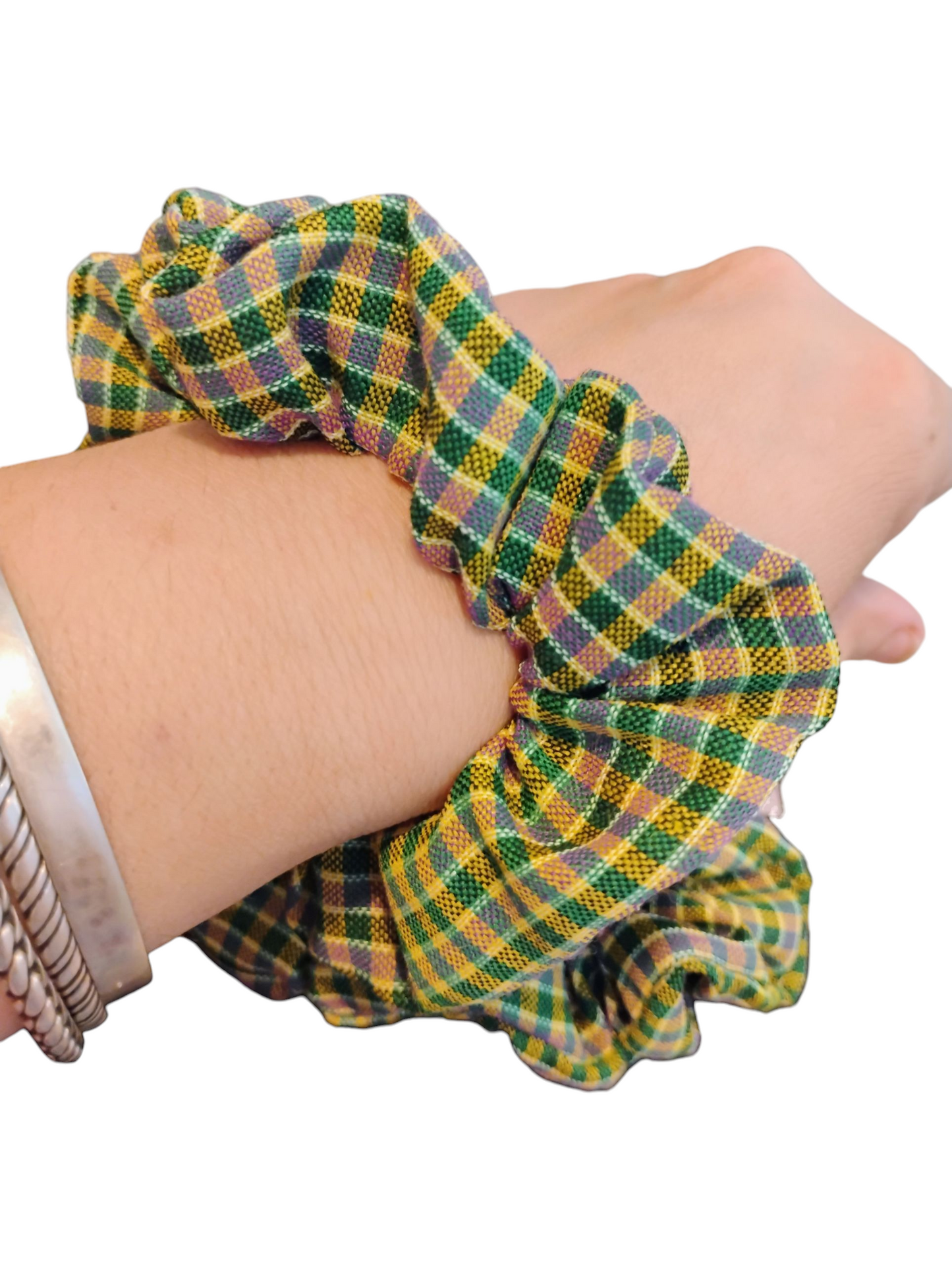 Handmade Printed Hair Scrunchie