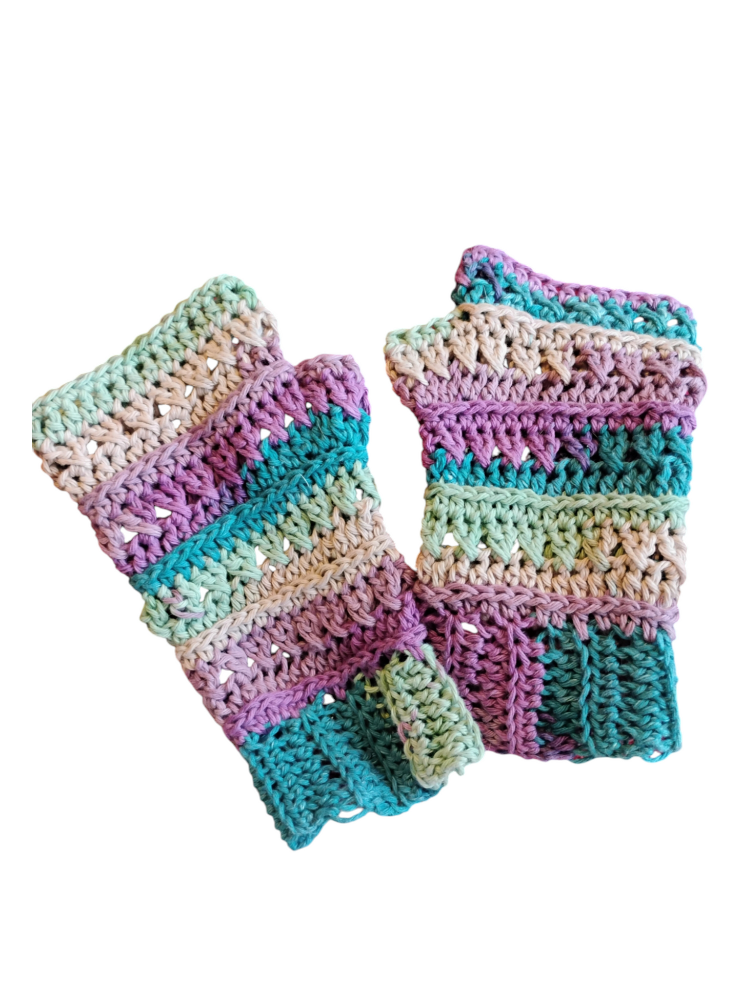 Turquoise Touch Wrist Warmers
