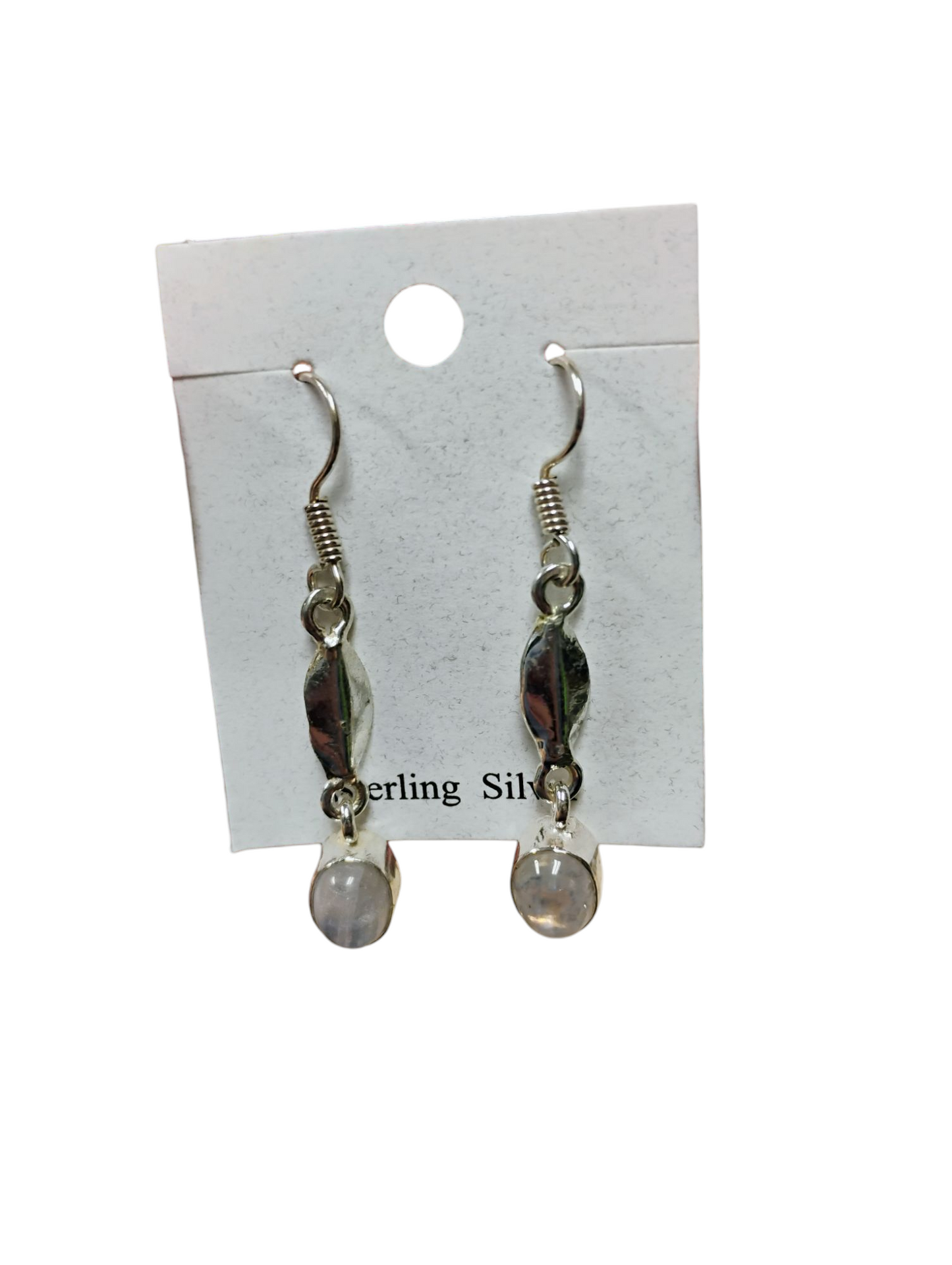 Mystic Droplet Dangles — Sterling Silver + Soulstone Earrings