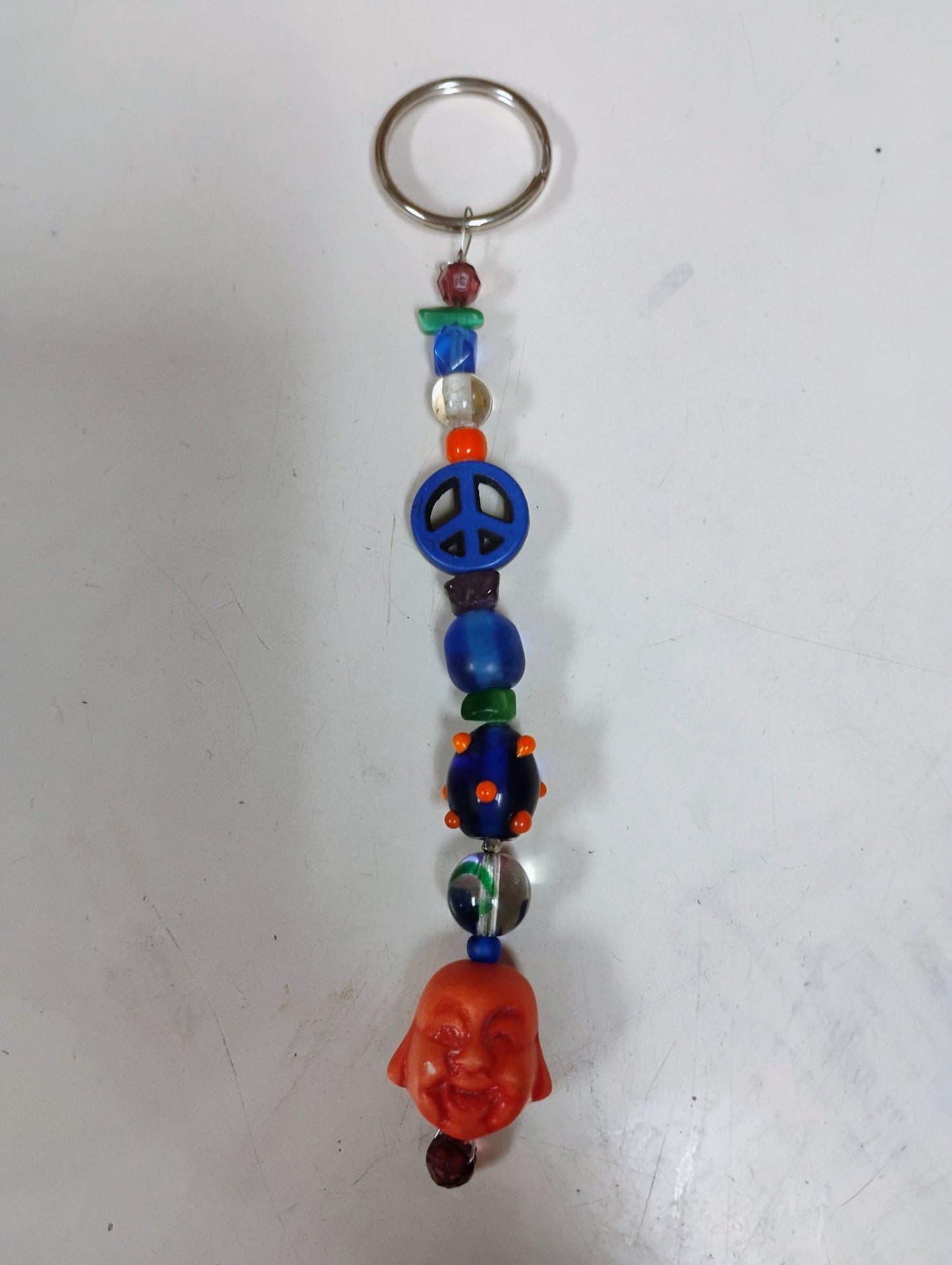 Buddha Vibes Beaded Keychain