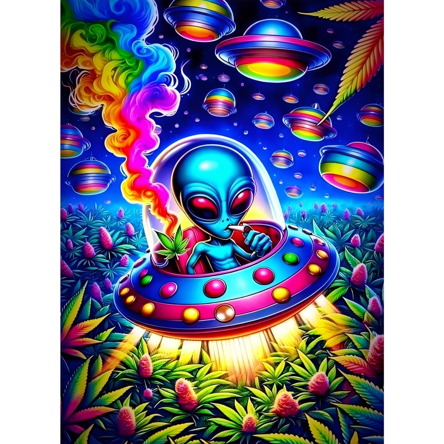 Alien Tokes & Interstellar Jokes - Lenticular Mind Trip Poster